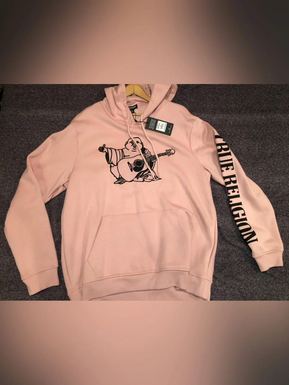 True Religion Pink Buddha Hoodie